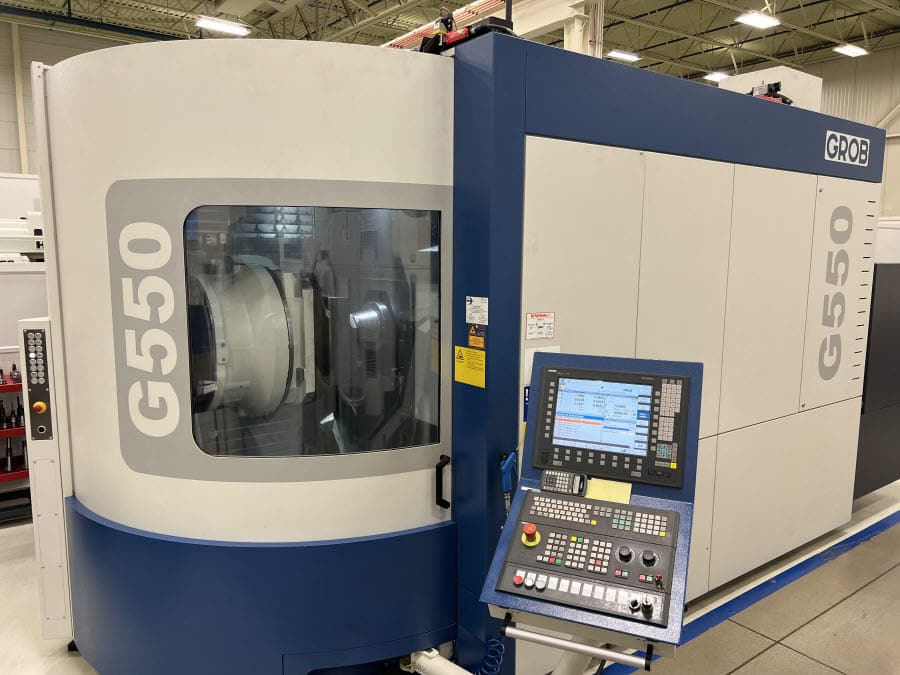 GROB MODEL G550-185 5-AXIS HORIZONTAL UNIV. MACHINING CENTER
