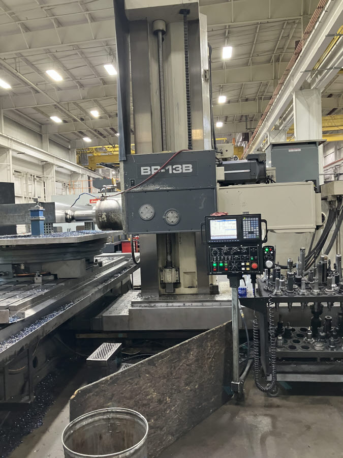 Toshiba BP-13B-P7 PLAIN TABLE TYPE CNC HORIZONTAL BORING MILL