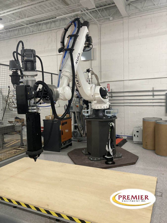 Caracol Extruder CRE-HF with Robotic Arm Cella Robotica Stampa 3D
