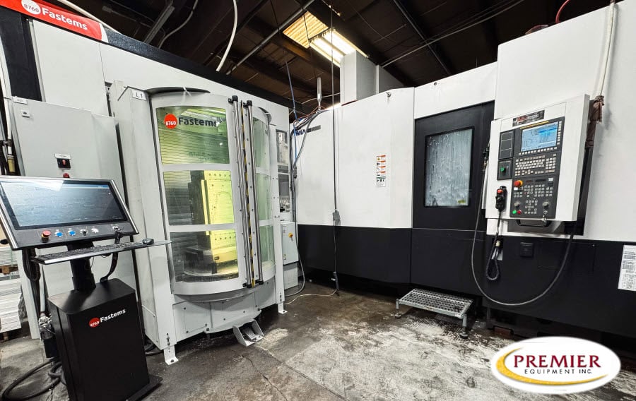 Hyundai Wia Hs5000I With Fastems Fpc-750 12 Station Palletech Cnc Horizontal Machining Center