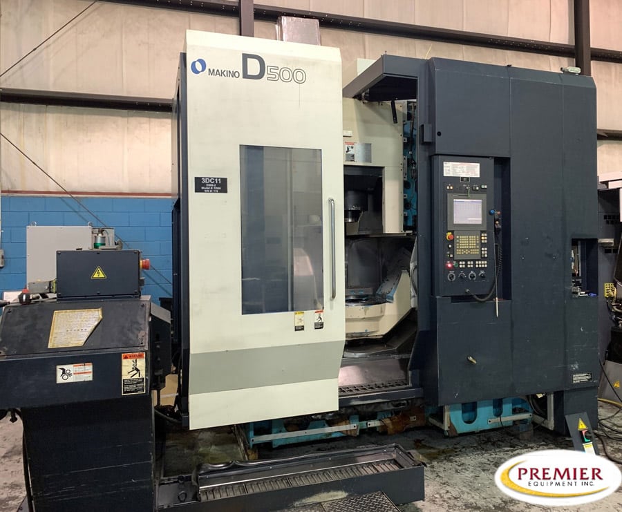 Makino D500 2-Pallet CNC 5-Axis Machining Center